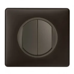 Legrand Céliane – Va Et Vient + Bouton Poussoir 6A – Ensemble Basalte Complet